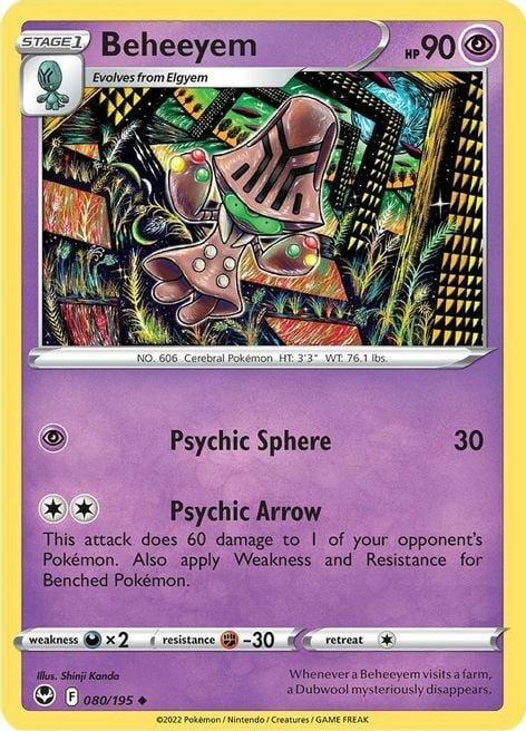 Beheeyem [Psychic Sphere | Psychic Arrow] Card Front