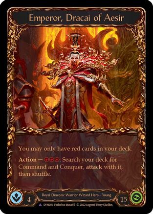 Emperor, Dracai of Aesir Card Front