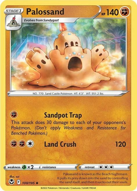 Palossand [Sandpot Trap | Land Crush] Card Front