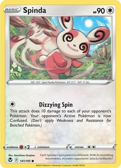 Spinda [Dizzying Spin] Card Front
