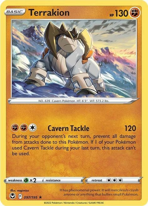 Terrakion [Cavern Tackle] Card Front
