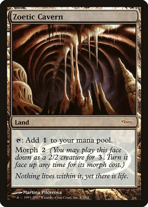 Zoetic Cavern Card Front