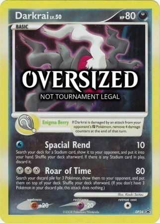 Darkrai Lv.50 [Spacial Rend | Roar of Time] Card Front