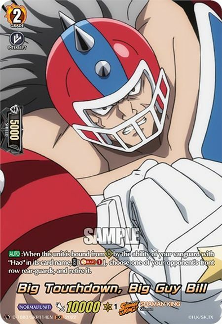 Big Touchdown, Big Guy Bill [D Format] Card Front