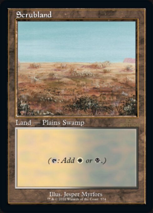 Scrubland 30th Anniversary Edition | Magic | CardTrader