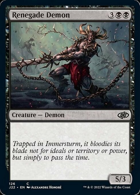 Renegade Demon Card Front