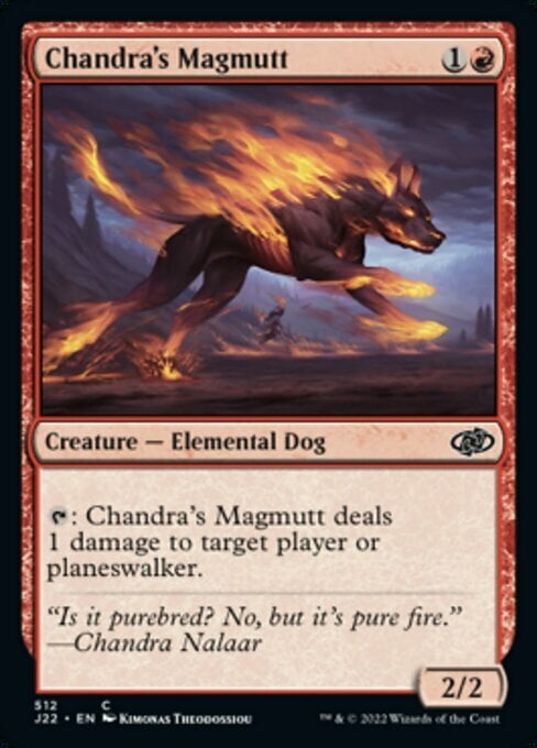 Chandra's Magmutt Card Front