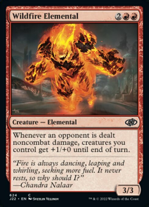 Elementale dell'Incendio Indomabile Card Front
