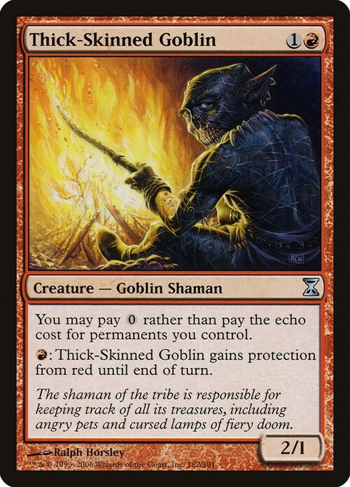 Goblin dalla Pelle Dura Card Front