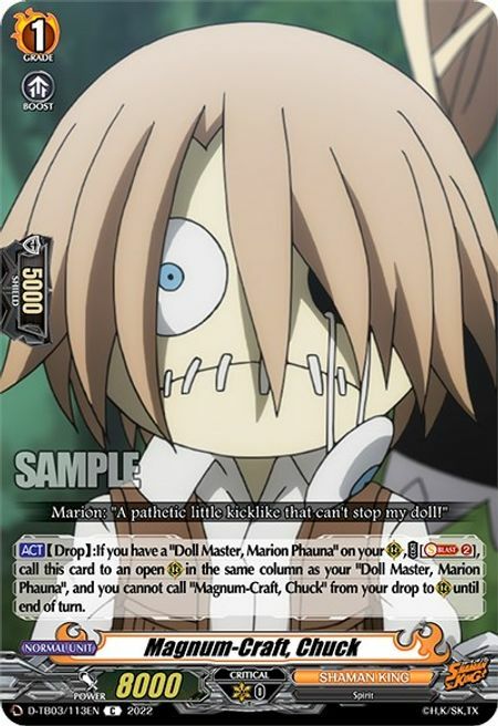 Magnum-Craft, Chuck [D Format] Card Front