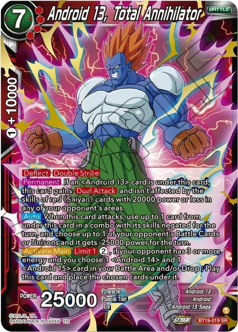 Android 13, Total Annihilator Card Front