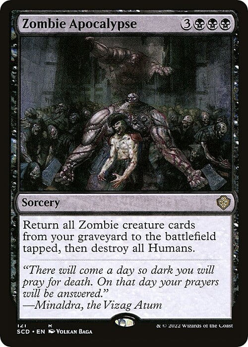 Apocalisse di Zombie Card Front