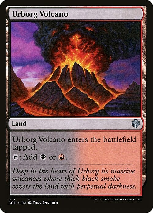 Vulcano di Urborg Card Front