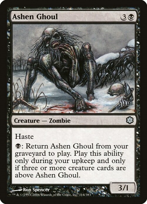 Ghoul delle Ceneri Card Front