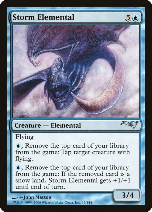 Elementale delle Tempeste Card Front