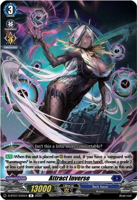 Attract Inverse [D Format] Card Front