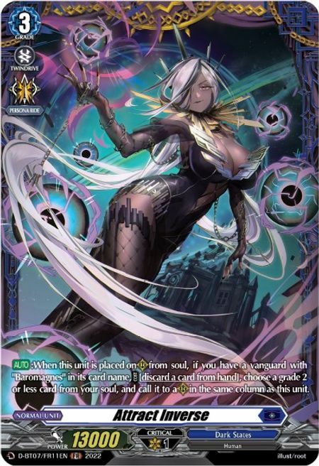 Attract Inverse [D Format] Card Front