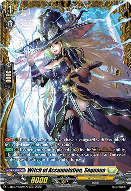 Witch of Accumulation, Sequana [D Format] Card Front