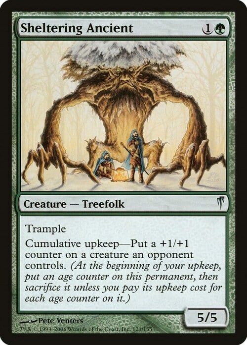 Sheltering Ancient Card Front