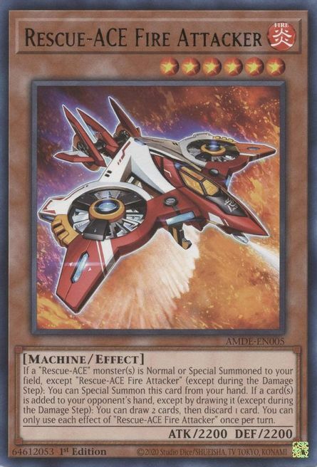 Rescue-ACE Fire Attacker Card Front
