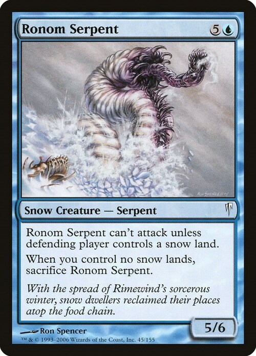 Serpente di Ronom Card Front