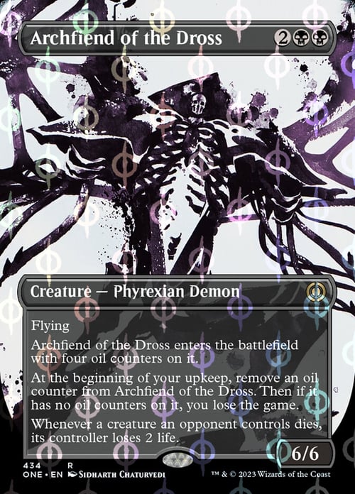 Supremo Demone del Dross Card Front