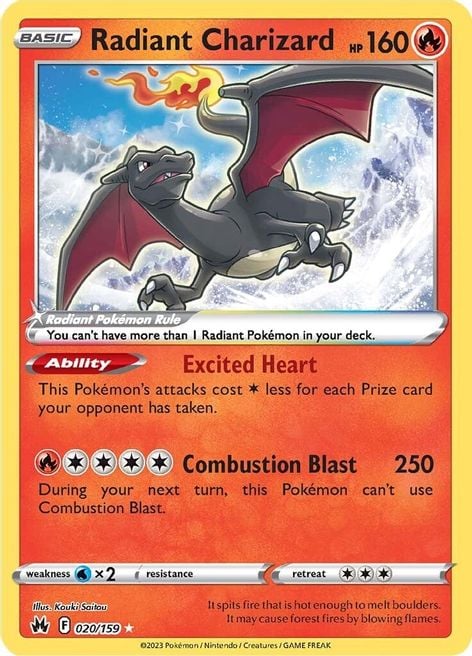 Pokemon Radiant Charizard popular VSTAR Universe