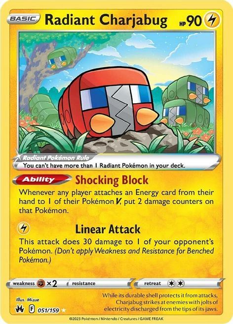 Charjabug Lucente [Shocking Block | Linear Attack] Card Front