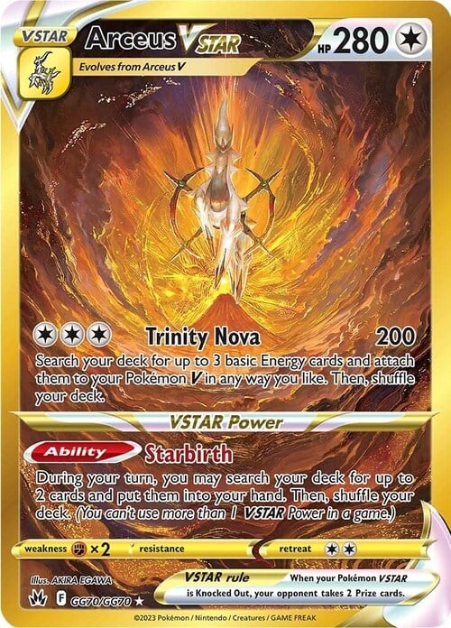 Arceus VSTAR Card Front