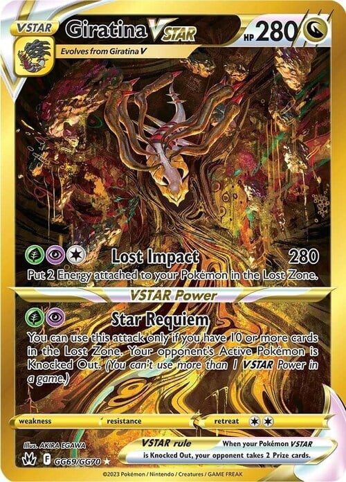 Giratina VSTAR Card Front