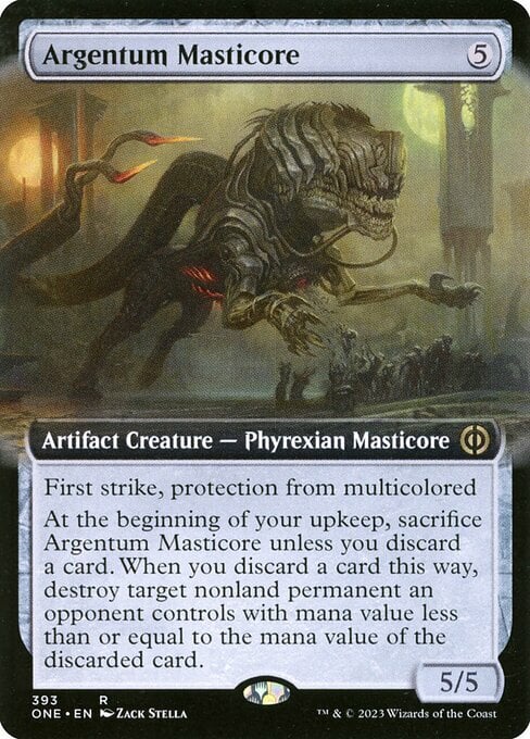 Argentum Masticore Card Front