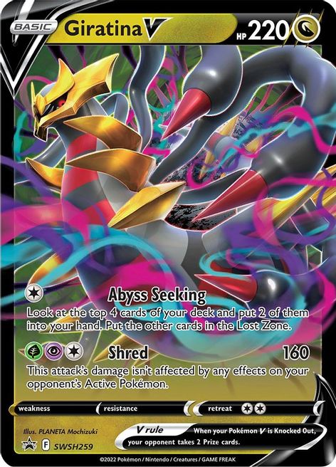 Giratina V SWSH259 Sword & Shield Black Star Promo Pokemon Card L102