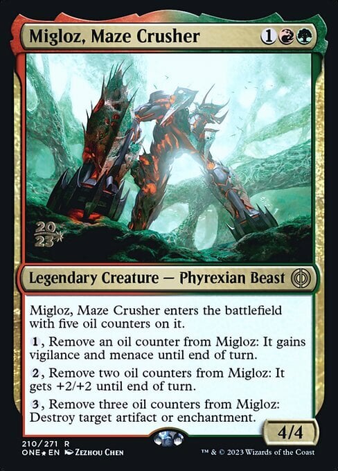 Migloz, Distruttore del Labirinto Card Front