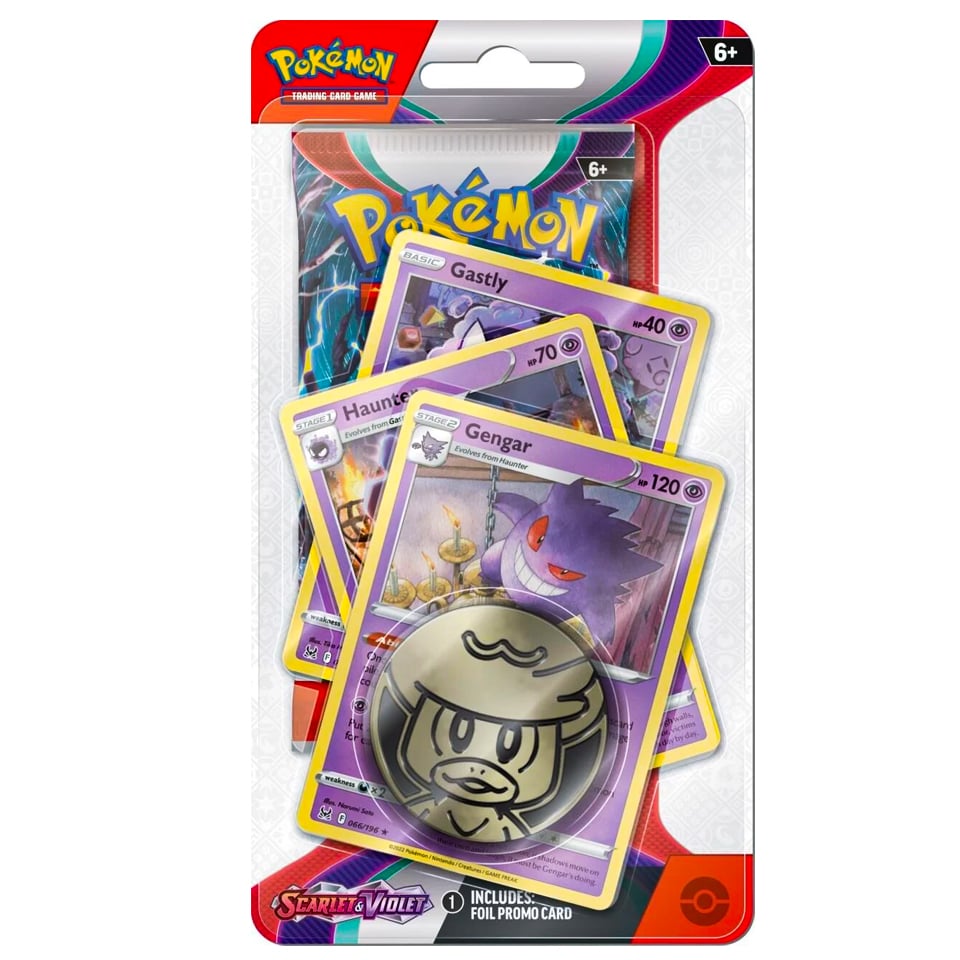 Premium Checklane Blister de Escarlata y Púrpura: Gengar