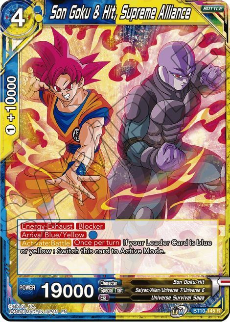 Son Goku & Hit, Supreme Alliance Frente