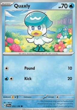 Quaxly [Pound | Kick] Card Front