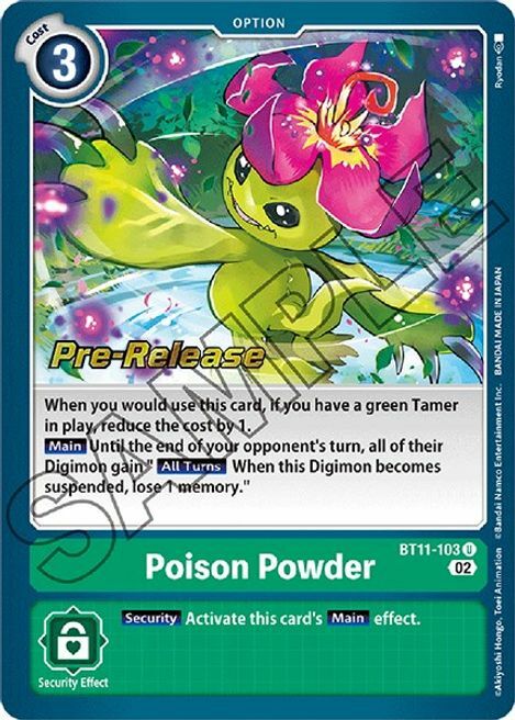 Poison Powder Card Front