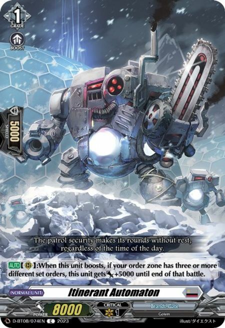 Itinerant Automaton [D Format] Card Front