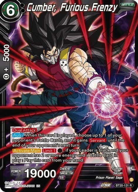 Cumber, Furious Frenzy Card Front