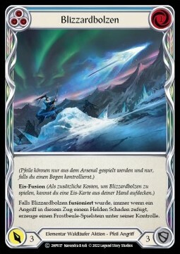 Blizzard Bolt (Blue) Card Front