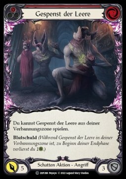 Void Wraith (Red) Card Front