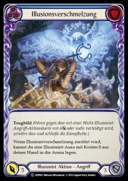 Coalescence Mirage - Blue Card Front
