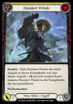 Hundred Winds (Yellow) Card Front