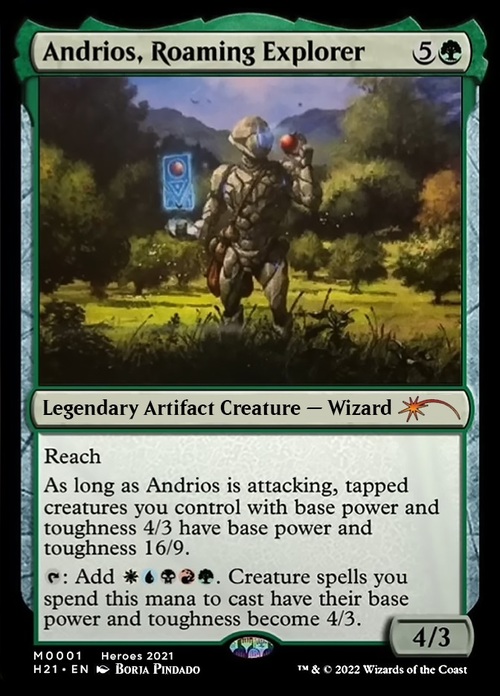 Andrios, Roaming Explorer Card Front