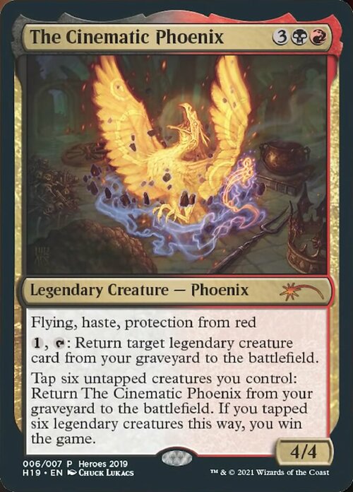 The Cinematic Phoenix Card Front