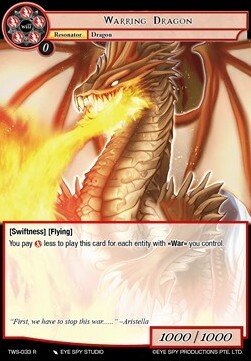 Warring Dragon Card Front