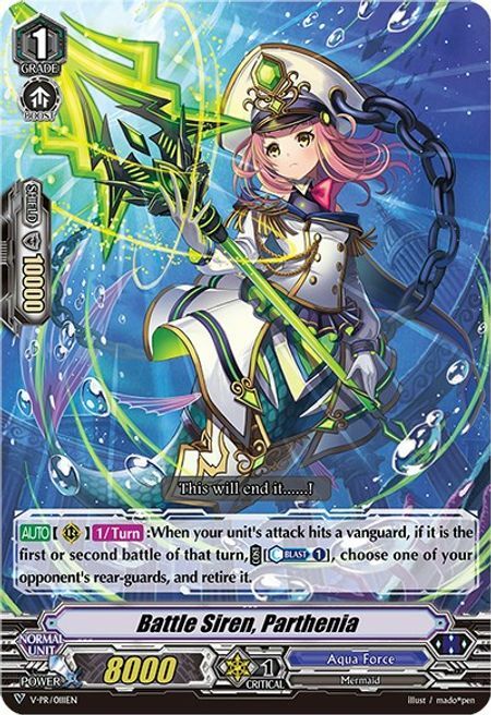 Battle Siren, Parthenia Frente