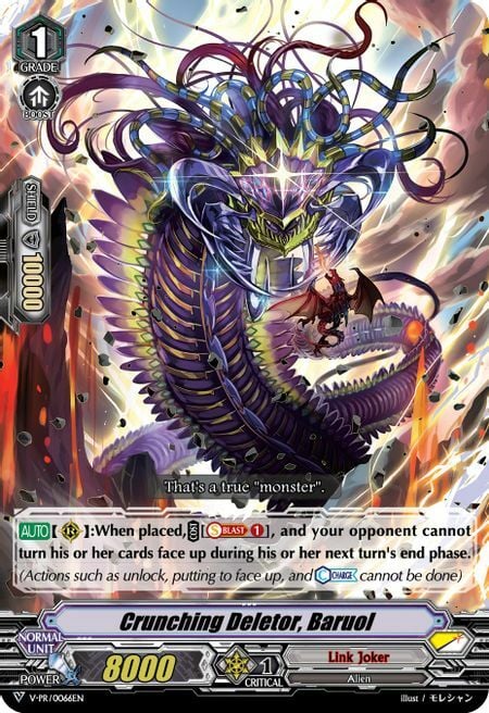 Crunching Deletor, Baruol [V Format] Card Front