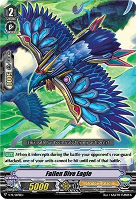 Fallen Dive Eagle [V Format] Card Front