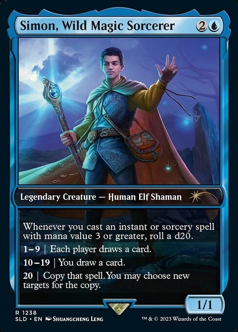 Simon, Wild Magic Sorcerer Card Front